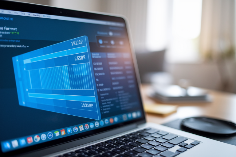 ecran-portable-bancaire-iban-flou