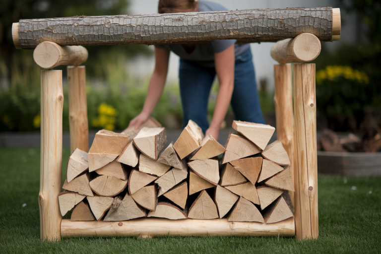 personne-dos-abri-buches-jardin